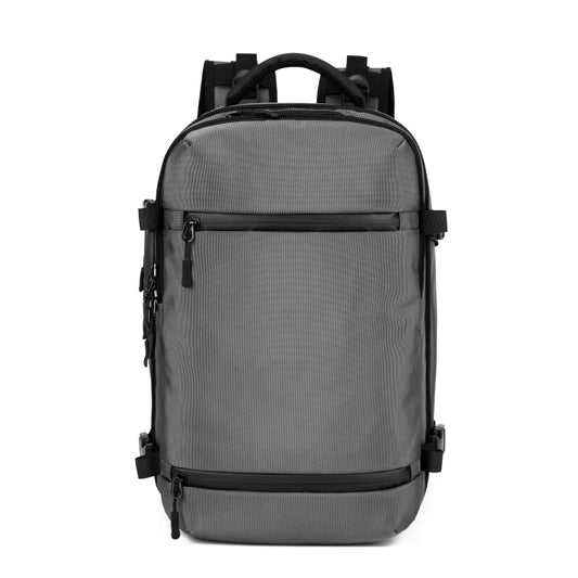 Ozuko 8983 Large Capacity Waterproof Travel Outdoor USB Shoulder Backpack 17 Inch(Light Grey) by Ozuko