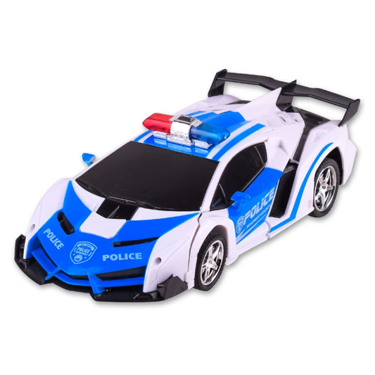 1023 4 Channels Remotely Deformed Car Police Model Car Toy Car by bashfashion