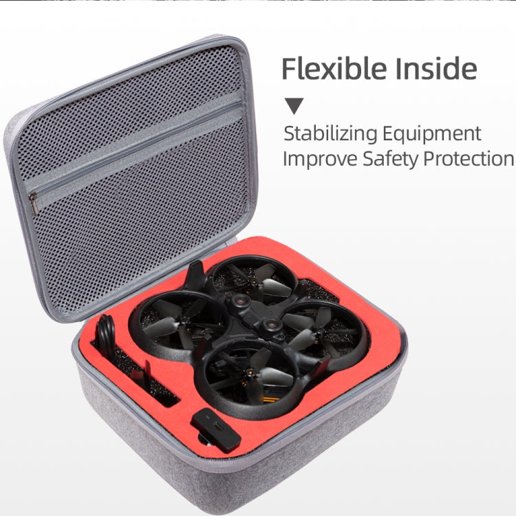 For DJI Avata Drone Body Square Shockproof Hard Case Carrying Storage Bag, Size: 27 x 23 x 10cm(Grey + Black Liner) by bashfashion