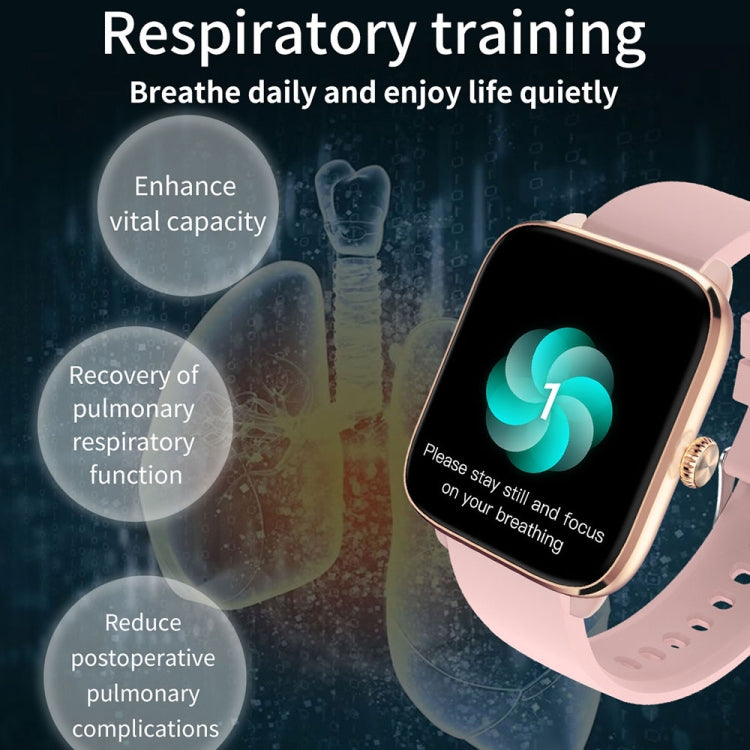 T20 1.96 inch IP67 Waterproof Silicone Band Smart Watch, Supports Dual-mode Bluetooth Call / Heart Rate Monitoring(Black) by bashfashion