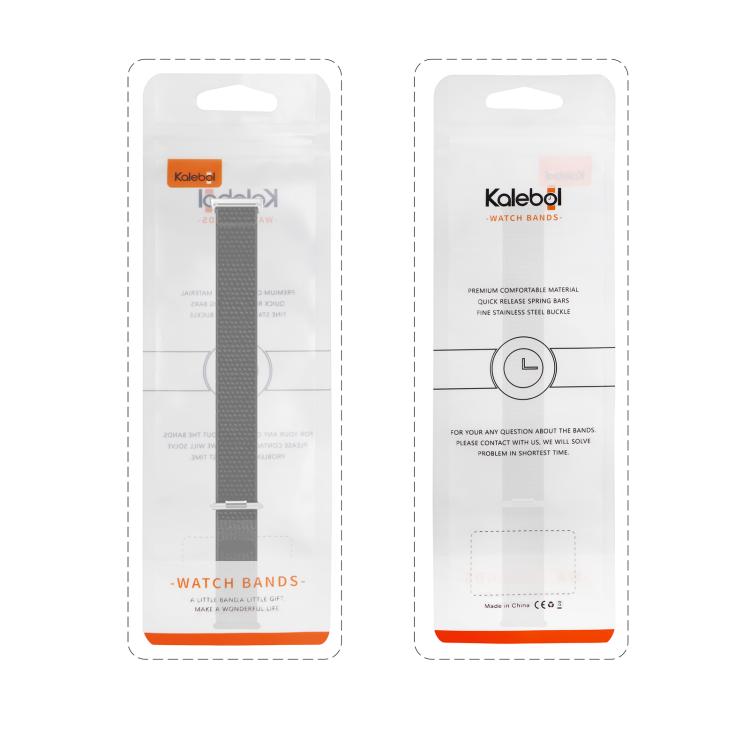 For Huawei Watch Fit3 Kalebol Hook and Loop Nylon Strap(Black) by Kalebol