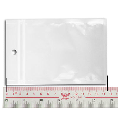 100x 5.8 inch Zip Lock Plastic Poly Bag, Size: 14.5 x 10.5cm (100pcs in one package, the price is for 100pcs) by bashfashion