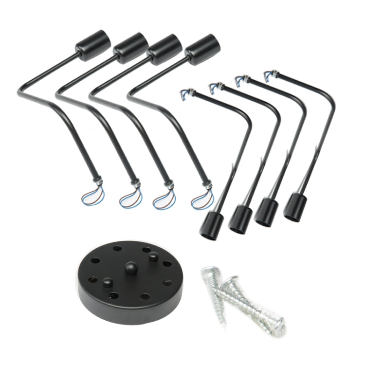 Modern Minimalist Shaped Spider Ceiling Lamp Chandelier, AC 220V, Light Source:with LED White Bulbs(4 Heads) by bashfashion