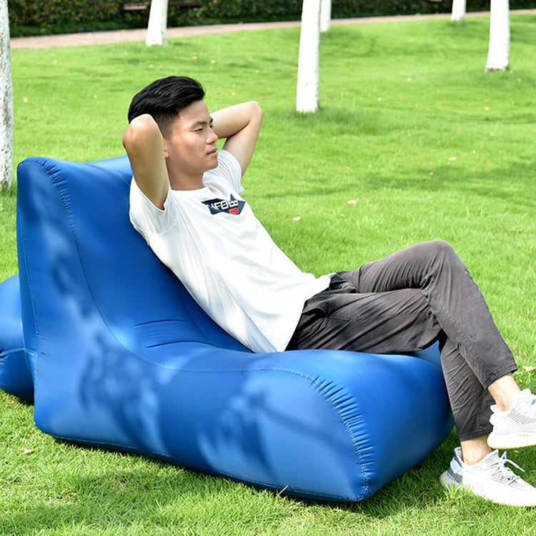 BB1803 Foldable Portable Inflatable Sofa Single Outdoor Inflatable Seat, Size: 90 x 70 x 65cm(Black) by bashfashion