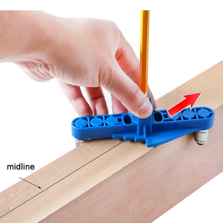 DIY Woodworking Hole Locator Self-Centering Marker, Model: Blue Drill Bit by bashfashion
