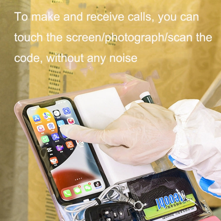 Tteoobl T-019A Sundries Storage Bag Phone Waterproof Shoulder Messenger Bag, Size: One Code(White) by Tteoobl