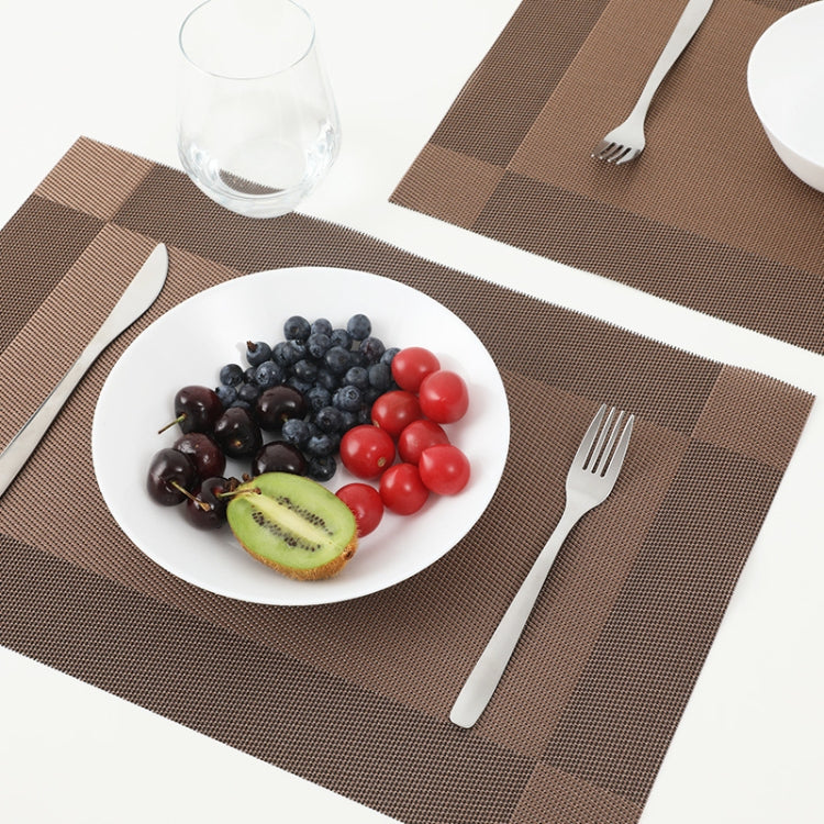PVC Heat-insulating Non-slip Table Mat(Gold) by bashfashion