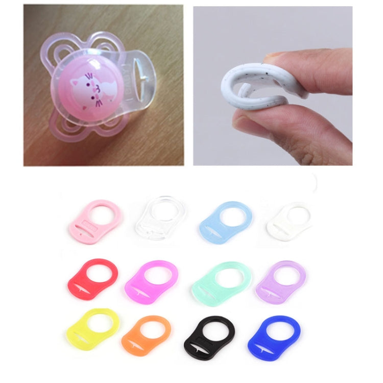 10pcs Dummy Pacifier Holder Clip Adapter Ring Button Style Pacifier Adapter(C10) by bashfashion