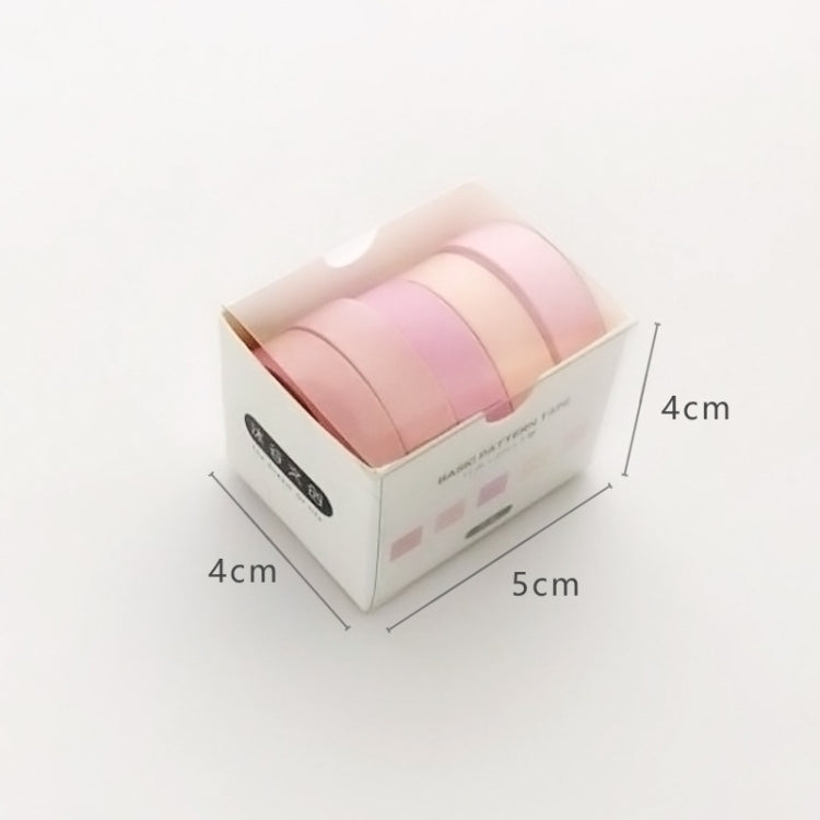 5rolls /Box 3m Washi DIY Decoration Handbook Tape Set, Color: Pine by bashfashion