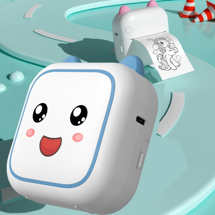 C26 Mini Portable Bluetooth Photo Label Thermal Printer, Spec: Pink+1 Paper by Huawei