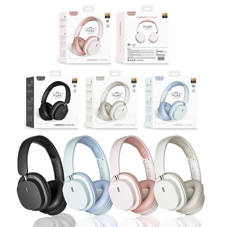 SOYTO SY-T2 Noise Reduction Bluetooth Headset Wireless Game Headset(Pink) by SOYTO