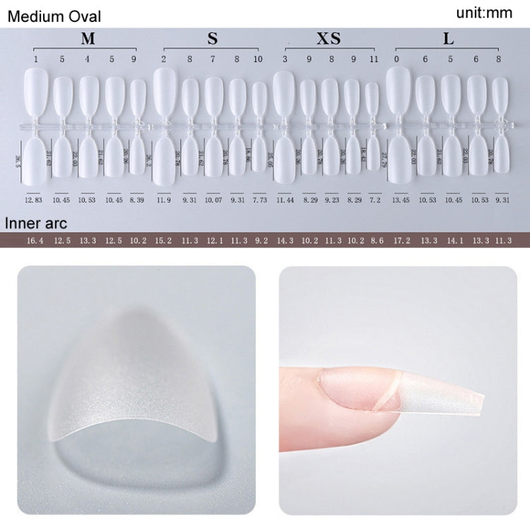 10pairs Of 100pcs/Box Frosted False Nails Artificial Tip, Shape: Short Square Circle S by bashfashion
