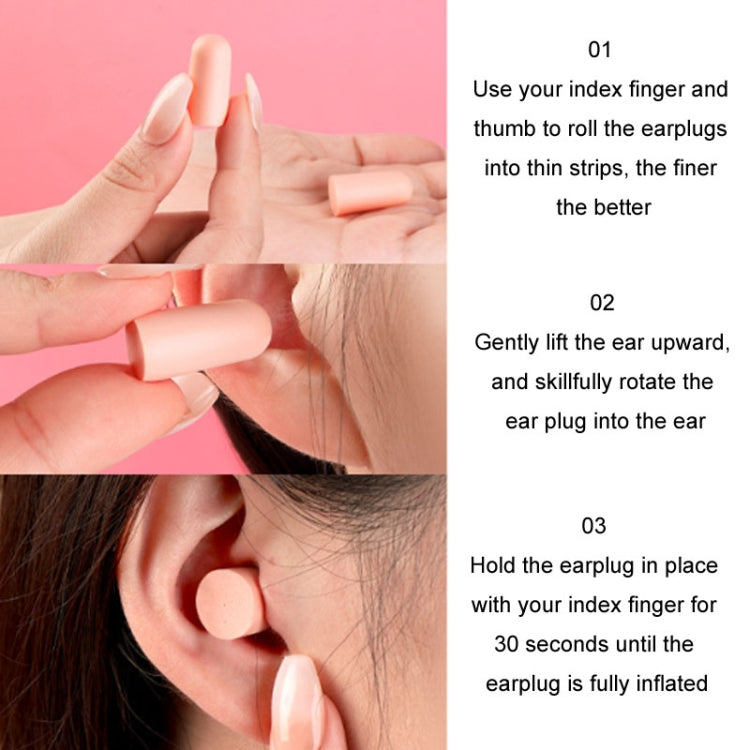 10pcs /Box Memory Foam Earplugs Student Dormitory Sleeping Noise Reduction Soundproof Earplugs(Mixed Colors) by bashfashion