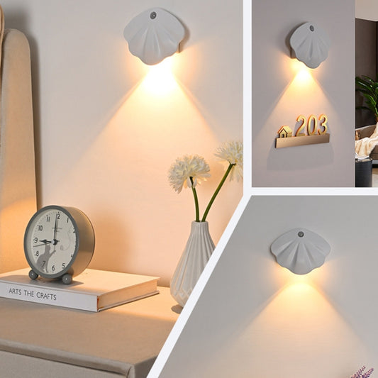 Magnetic Motion Sensor Wall Lamp Rechargeable LED House Number Light PRO Version 1200mAh(Black) by bashfashion