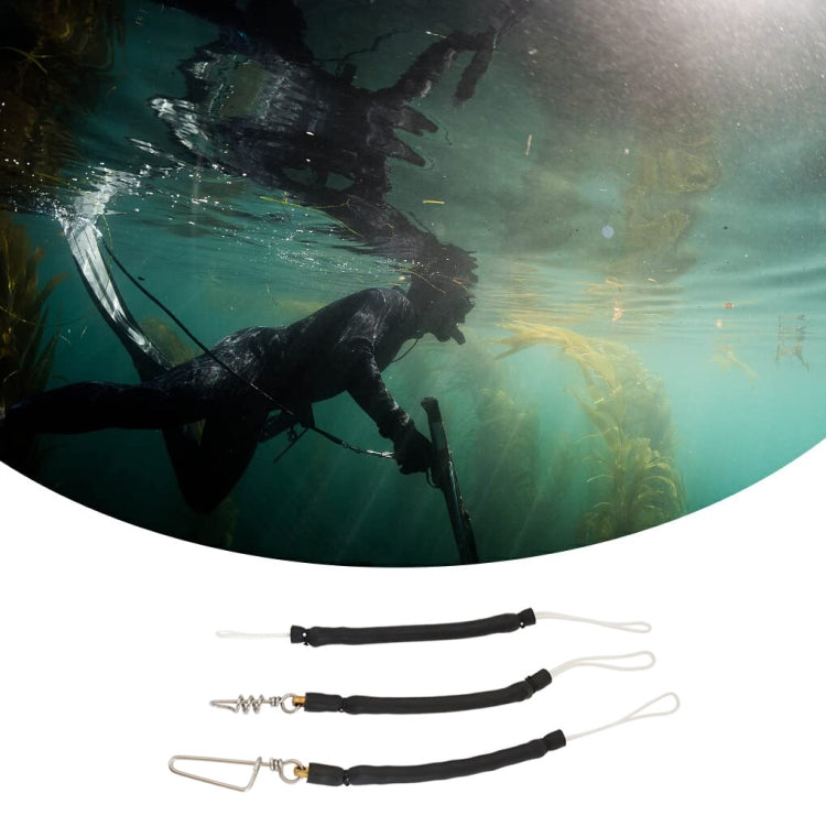 Spear Fork Force Release Shockproof Latex Tube Buffer, Style: Double-ended Dyneema Rope by bashfashion