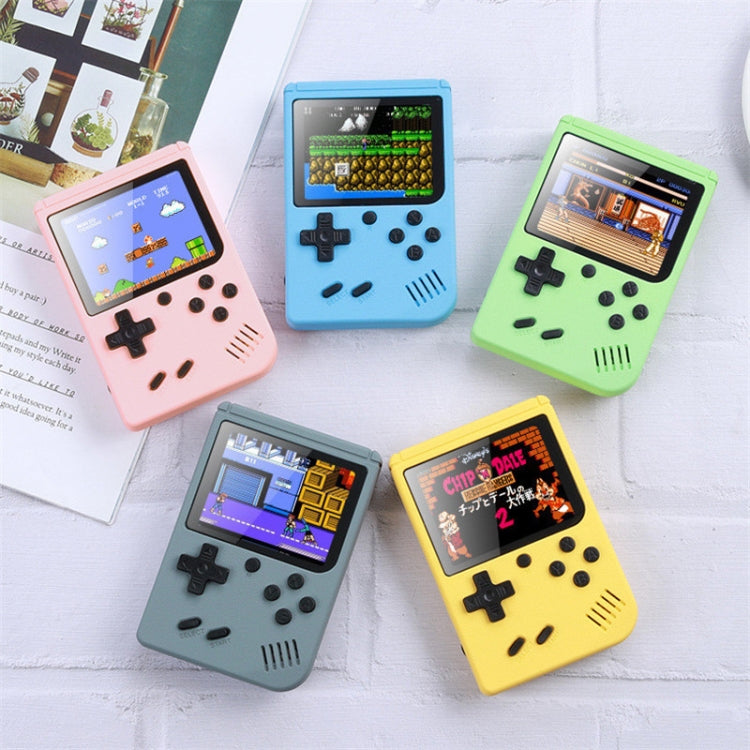 MK500 Macaron Mini Retro Classic Handheld Game Console for Kids Built-in 500 Games, Support AV Output(Pink) by bashfashion