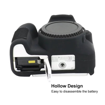 For Canon EOS 200D / EOS 200D Mark II Soft Silicone Protective Case(Red) by bashfashion