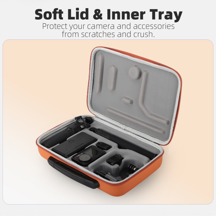 For DJI Osmo Action 5 Pro / 4 / 3 Sunnylife Portable Carrying Case Adventure Combo Bag (Black) by Sunnylife