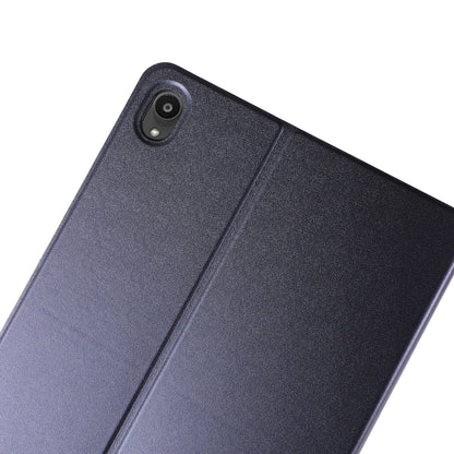 For Lenovo Tab P11 (TB-J606F) Voltage Craft Texture TPU Horizontal Flip Protective Case with Holder(Dark Blue) by bashfashion