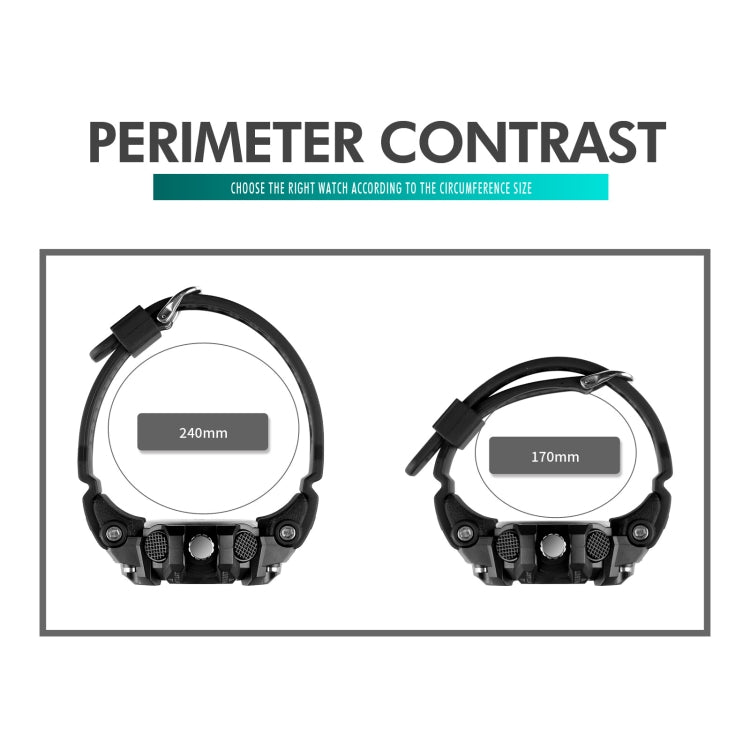 SKMEI 1725 Three Time LED Digital Display Timing Luminous Electronic Watch(Red) by SKMEI