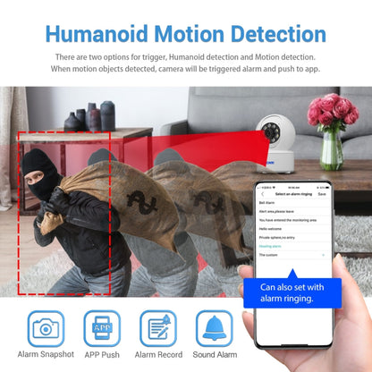 ESCAM QF005 4MP Indoor HD WiFi Pan-tilt Camera, Support Motion Detection / Two-way Audio / Night Vision(EU Plug) by ESCAM