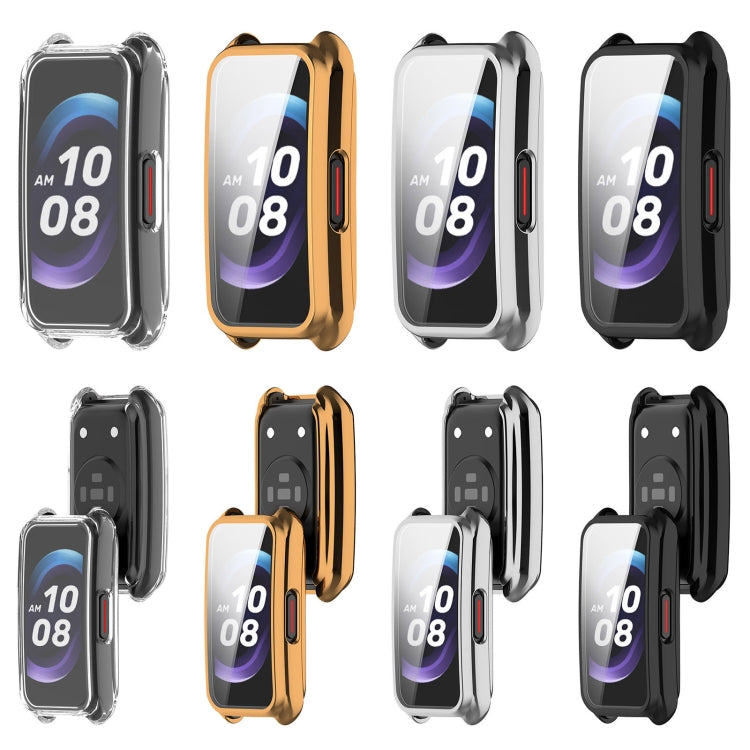For Keep Band B5 / Band B4 Full Coverage TPU Electroplating Watch Protective Case(Transparent) by bashfashion
