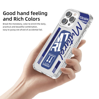 For iPhone 15 Pro Max Mutural Wing Flash Series TPU Phone Case with IML Stand(Yellow) by Mutural