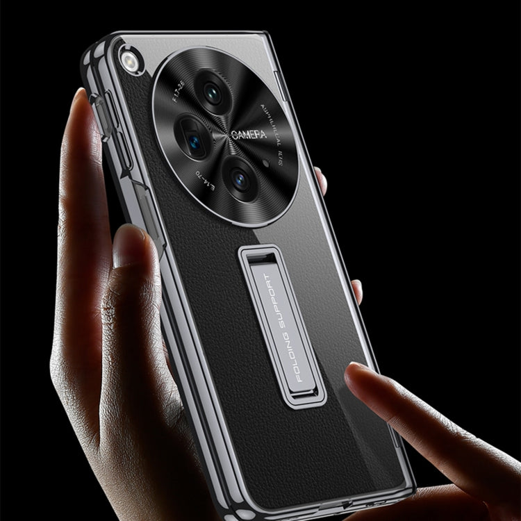 For OPPO Find N3 / OnePlus Open GKK Integrated Magnetic Fold Hinge Shockproof Phone Case(Black) by GKK