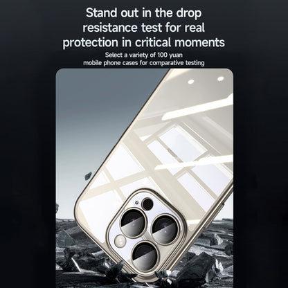 For iPhone 15 Plus SULADA Electroplating Frosted PC + TPU Shockproof Phone Case(Gold) by SULADA