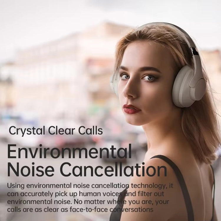 BT048 ANC Noise Reduction Bluetooth 5.3 Wireless Headset(Black) by bashfashion