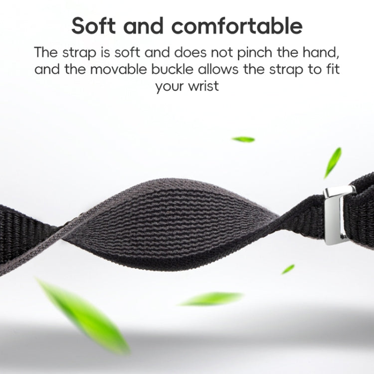 For Apple Watch Ultra 2 49mm Dual-Section Loop Nylon Watch Band(Midnight Color) by bashfashion