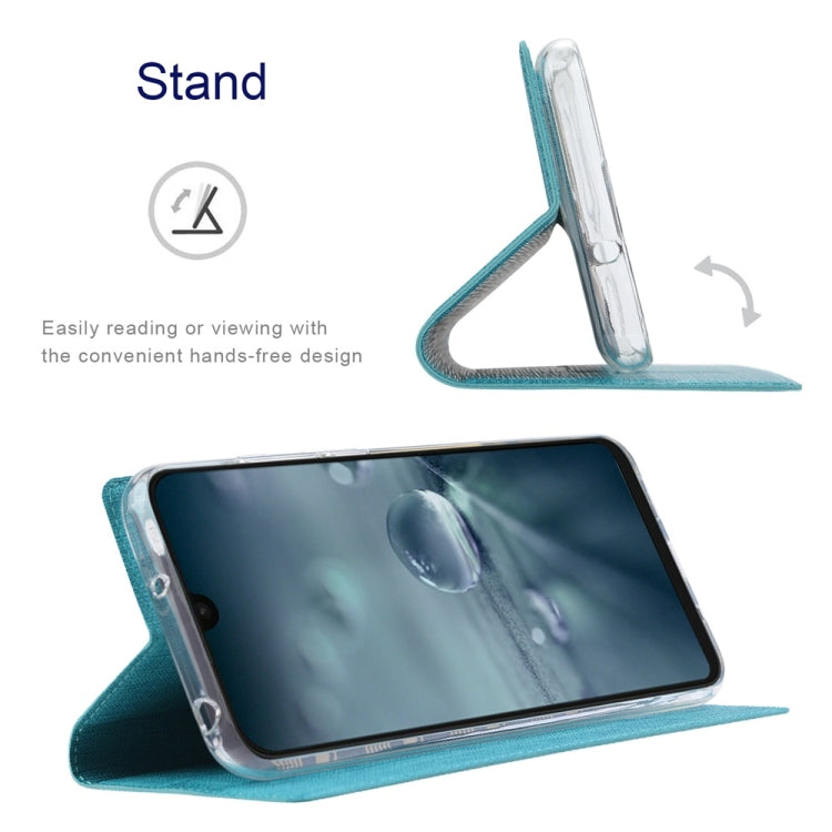 For Sharp Aquos Wish4 ViLi DMX Series TPU + PU Leather Magnetic Phone Case(Blue) by ViLi