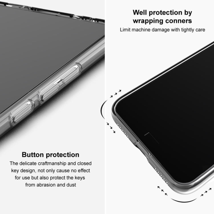 For Motorola Edge 50 Ultra 5G IMAK UX-5 Series Transparent TPU Phone Case(Transparent) by imak
