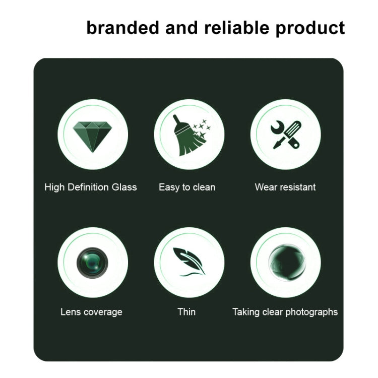 For OnePlus 13 5G imak Black Version HD Glass Rear Camera Lens Film, Self-positioning Version by imak