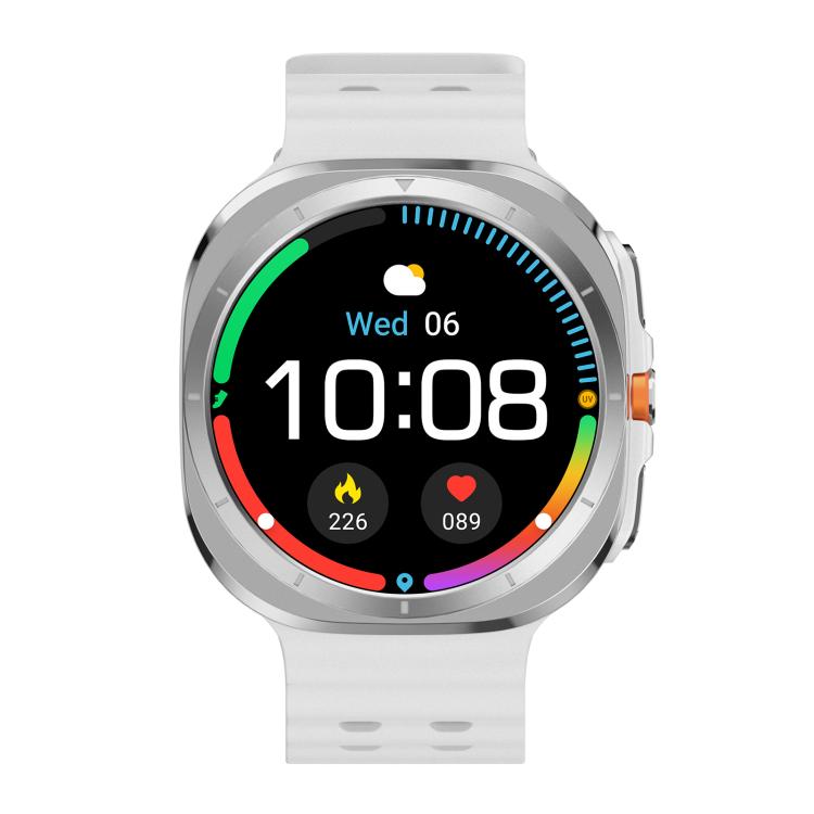 X7 1.51 inch IPS Screen Bluetooth Smart Watch Supports Healthy Monitoring(Silver) by bashfashion