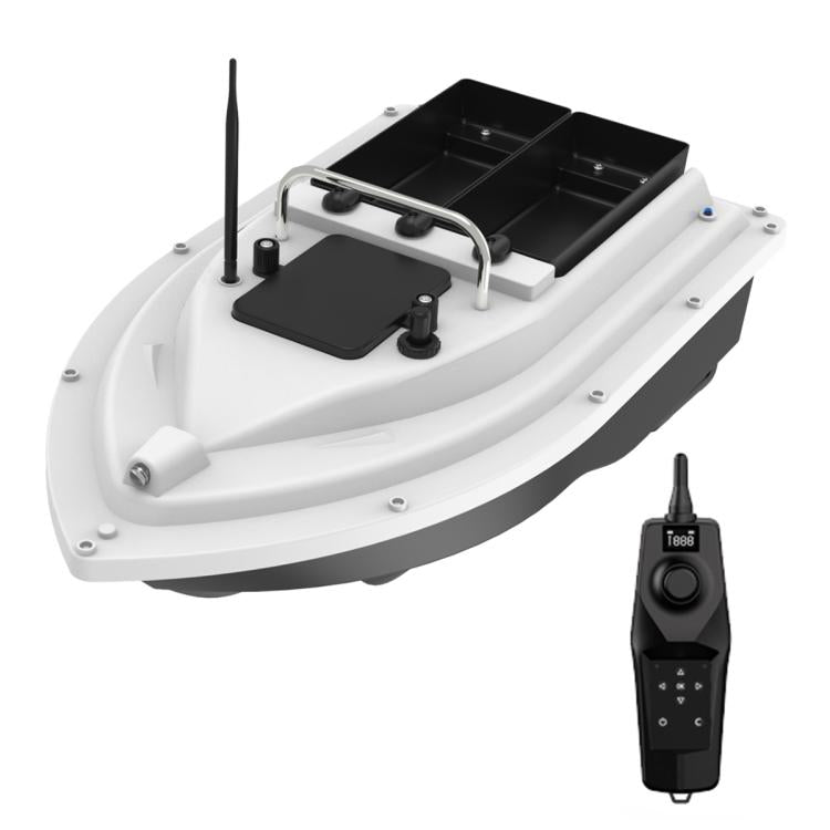 D26C Two Hoppers Smart Remote Control Fishing Bait Boat Support GPS Positioning, Plug:EU Plug by bashfashion