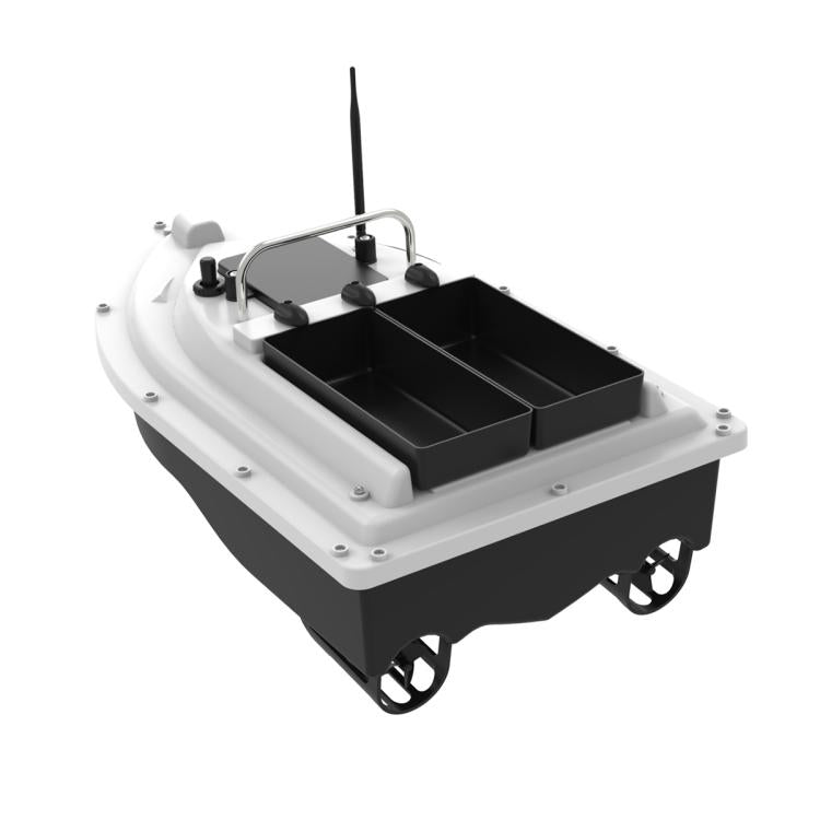D26C Two Hoppers Smart Remote Control Fishing Bait Boat Support GPS Positioning, Plug:EU Plug by bashfashion