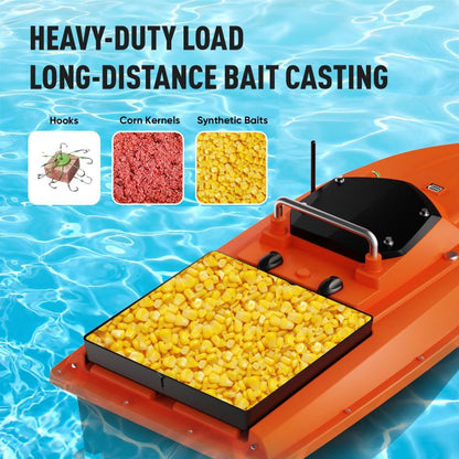 D80 High Power Smart Remote Control Fishing Bait Boat Support Trawling, Plug:US Plug by bashfashion