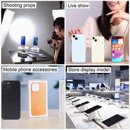 For iPhone 15 Plus Color Screen Non-Working Fake Dummy Display Model (Yellow) by bashfashion