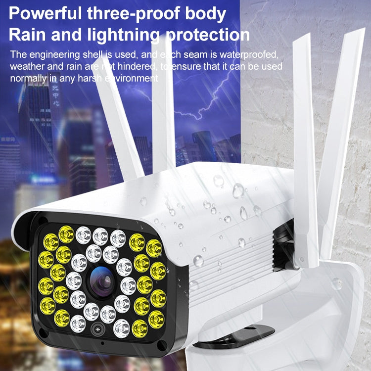 Difang DF-36Q Outdoor HD Surveillance IP Camera, Support Voice Intercom & Night Vision & Human Figure Detection & TF Card, WiFi + HD PTZ Rotation, EU Plug by Difang