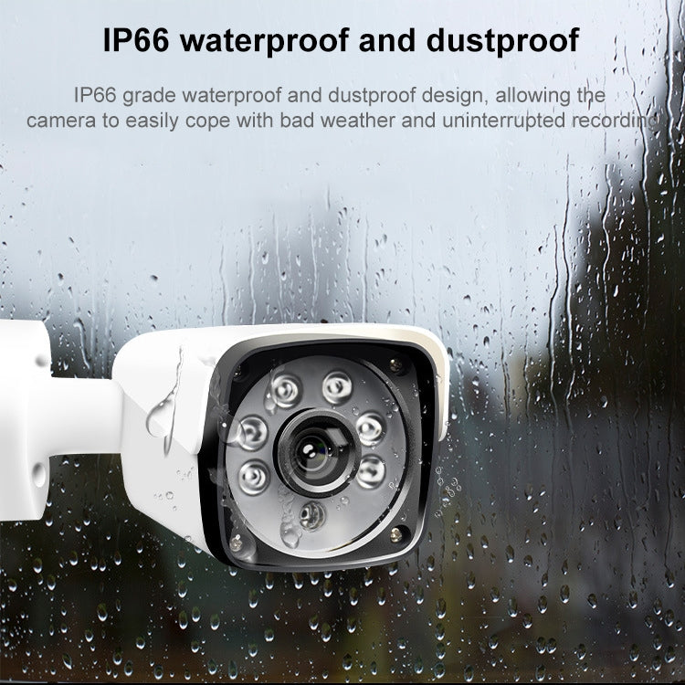 633H2 / IP POE (Power Over Ethernet) 1080P IP Camera Home Security Surveillance Camera, IP66 Waterproof, Support Night Vision & Phone Remote View(White) by bashfashion