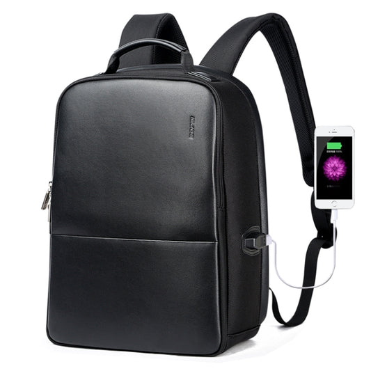 Bopai 751-006431 Business Waterproof Anti-theft Large Capacity Double Shoulder Bag,with USB Charging Port, Size: 27x16.5x40cm (Black) by Bopai