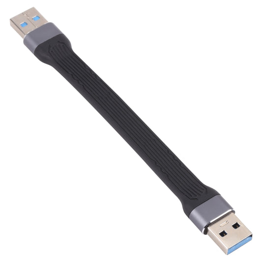 10Gbps USB Male to USB Male Soft Flat Sync Data Fast Charging Cable by bashfashion