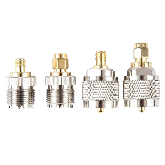 4 in 1 UHF To SMA RF Coaxial Connector Adapter by bashfashion
