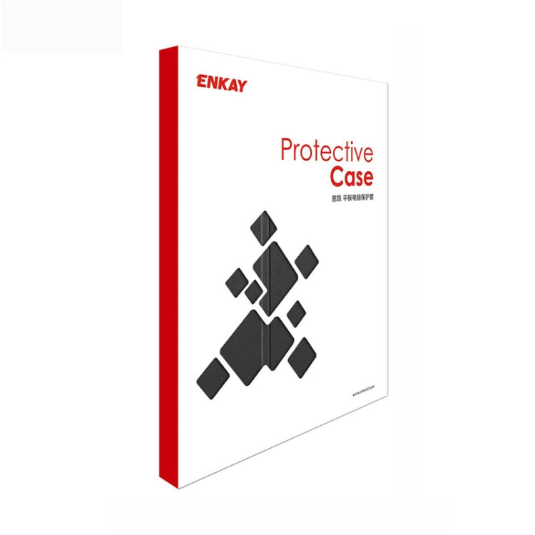 For iPad Pro 11 2022 / 2021 / 2020 ENKAY 3-Folding Shockproof TPU Cover Custer Texture PU Leather Tablet Case with Pencil Slot & Holder & Sleep / Wake-up Function(Dark Green) by ENKAY