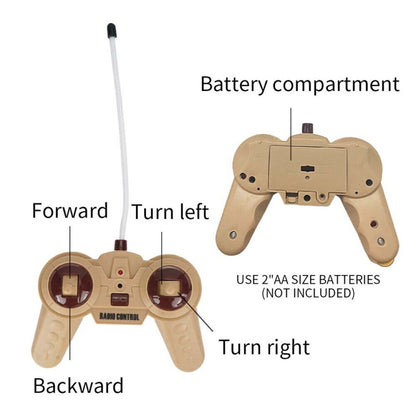 MoFun 369 Remote Control Tank 1:32 Four-way RC Vehicle(Green) by MoFun