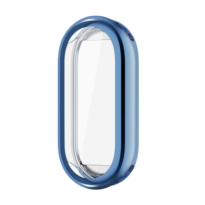 For Xiaomi Mi Band 8 ENKAY Hat-Prince Full Coverage Electroplated Soft TPU Case with Screen Protection(Navy Blue) by ENKAY