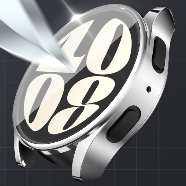 For Samsun Galaxy Watch 7 44mm Full Coverage TPU Electroplated Watch Protective Case(Red) by bashfashion