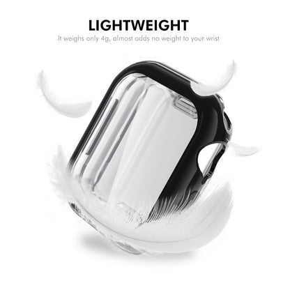 For Apple Watch Series 11 / 10 46mm ENKAY Hat-Prince Electroplated Soft TPU Case with Screen Film(Pink) by ENKAY