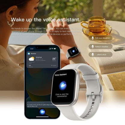 Q23 Pro 1.83 inch Color Screen IP68 Waterproof Bluetooth Call Smart Watch, Support Health Monitoring(Blue) by bashfashion